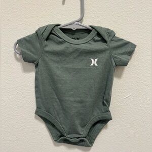 Hurley Olive Green Kids Bodysuit